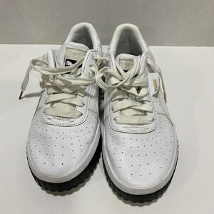 Puma white platform sneakers, women Size US 9. SKU834#sneakers